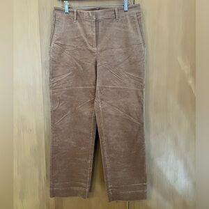 JJill Corduroy Straight-Leg Trousers, tan, 6, NWT